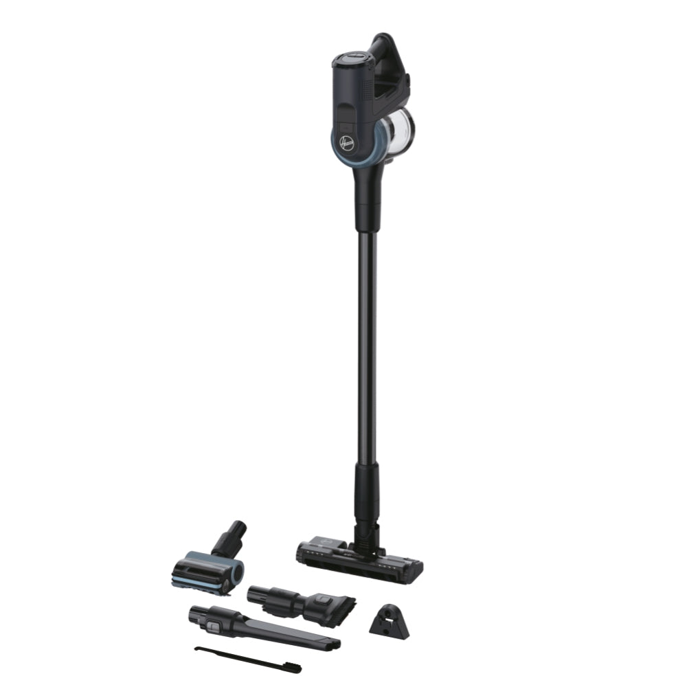 Hoover HF4, Aspirapolvere senza filo, Nero/Argento, 0,7L, Senza sacchetto