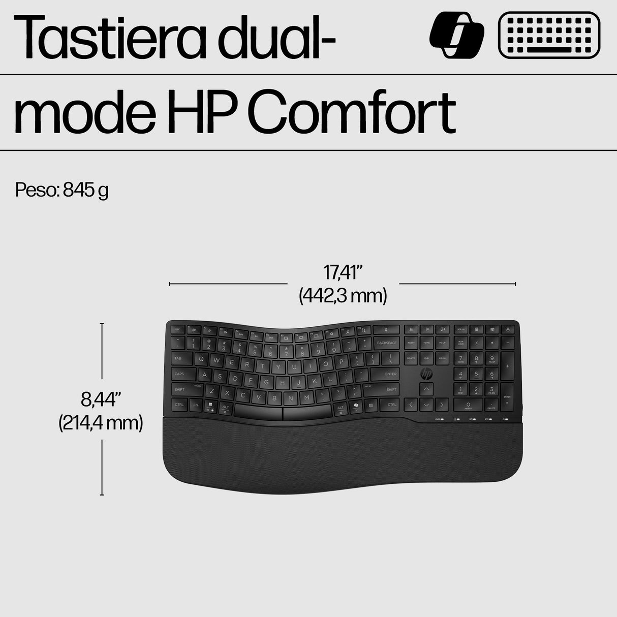 HP Tastiera dual-mode 680 Comfort