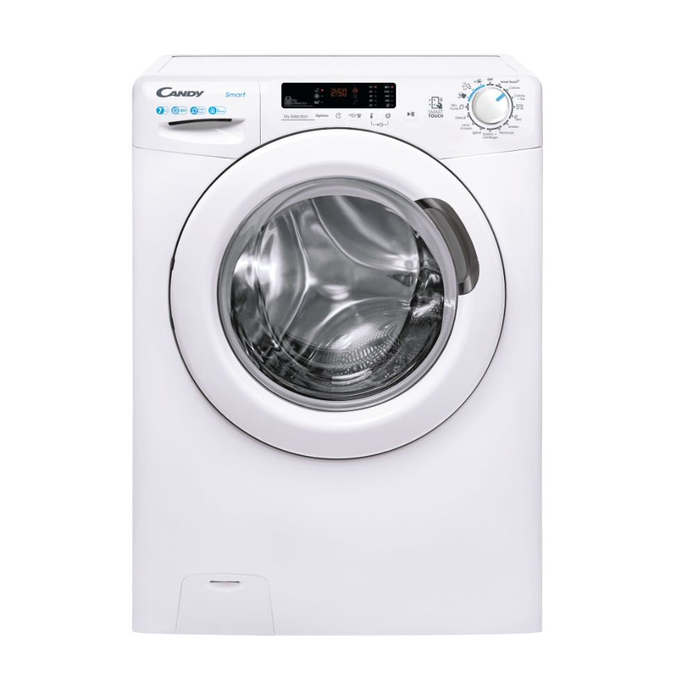 Candy Smart CSS4372DW4/1-11 lavatrice Caricamento frontale 7 kg 1300 Giri/min Bianco