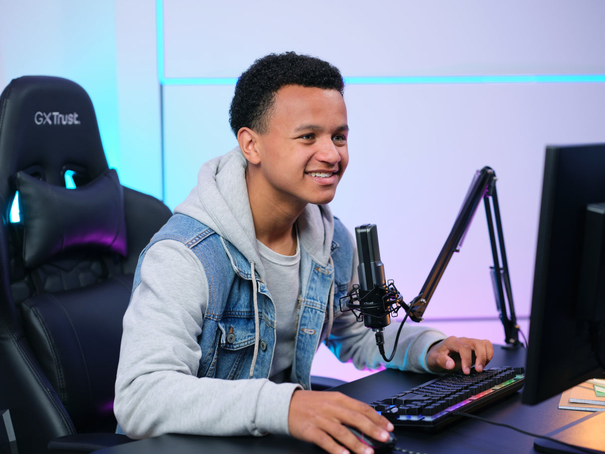 Trust GXT 253 Emita Supporto per microfono da trasmissione