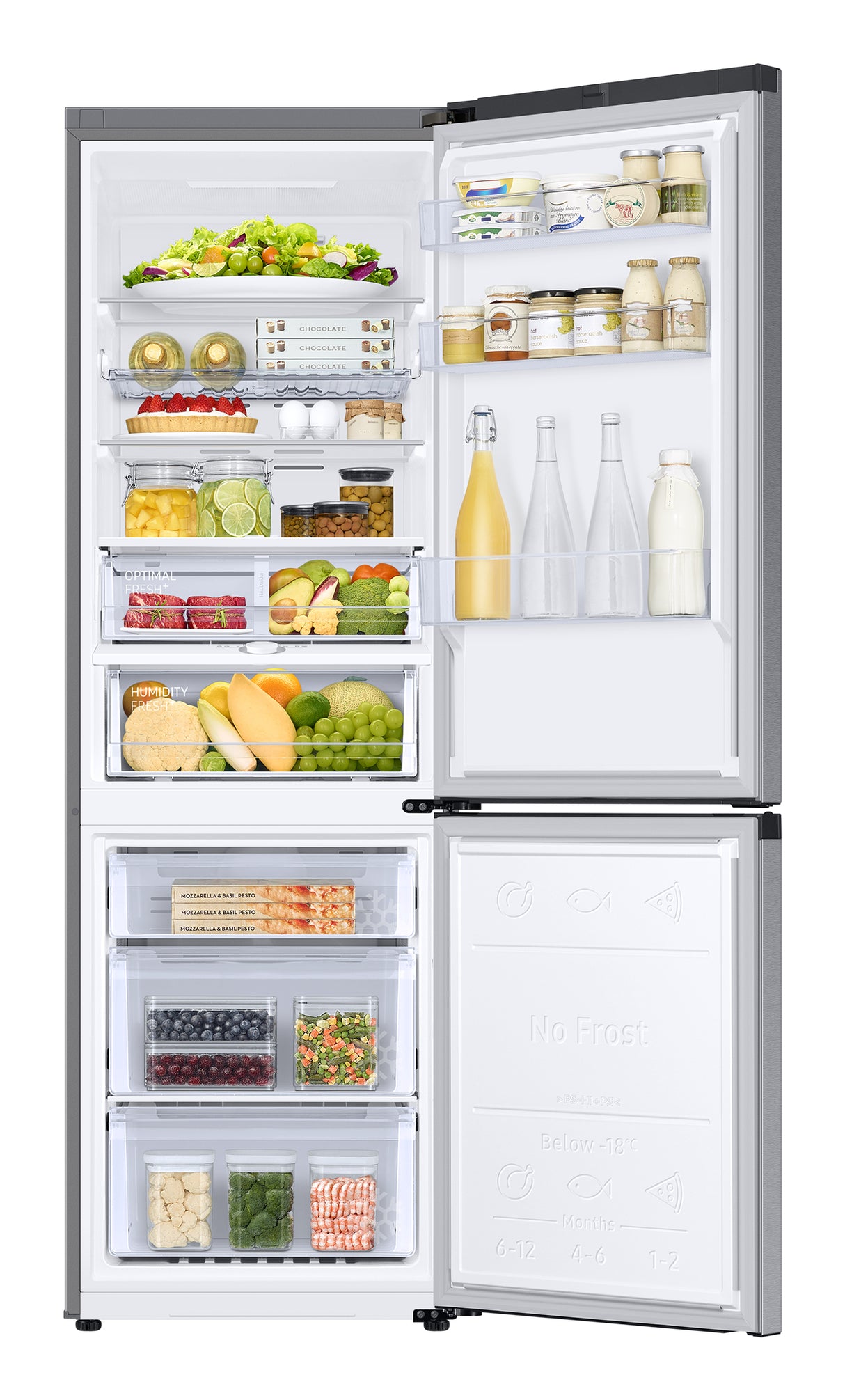 Samsung Frigorifero Combinato EcoFlex AI 1.85m 344L RB34C675DSA