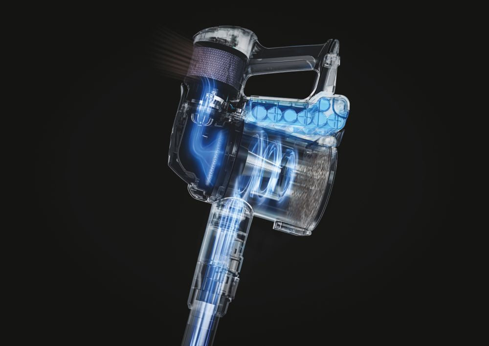 Hoover HF4, Aspirapolvere senza filo, Nero/Argento, 0,7L, Senza sacchetto