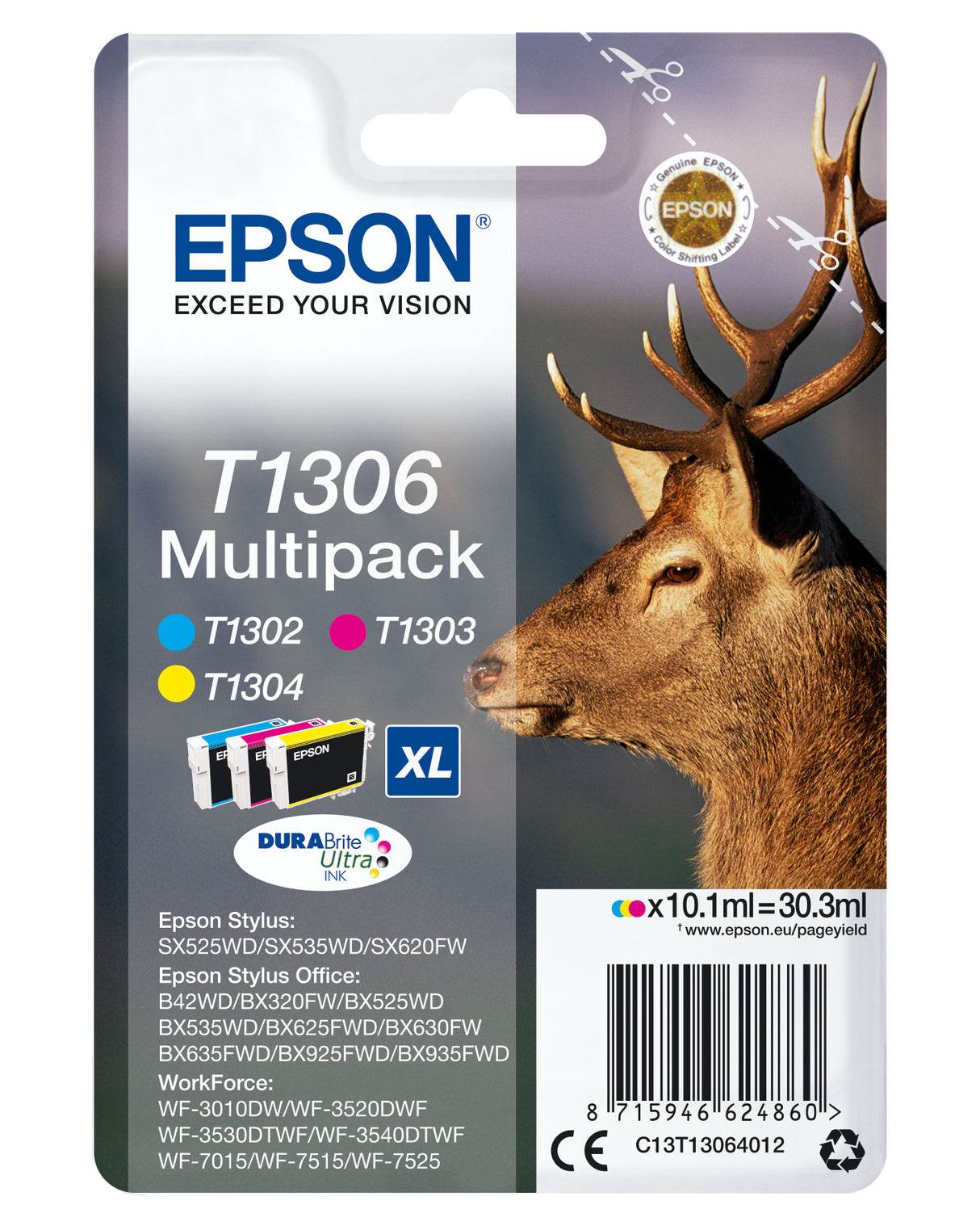 Epson Stag Multipack 3 colori