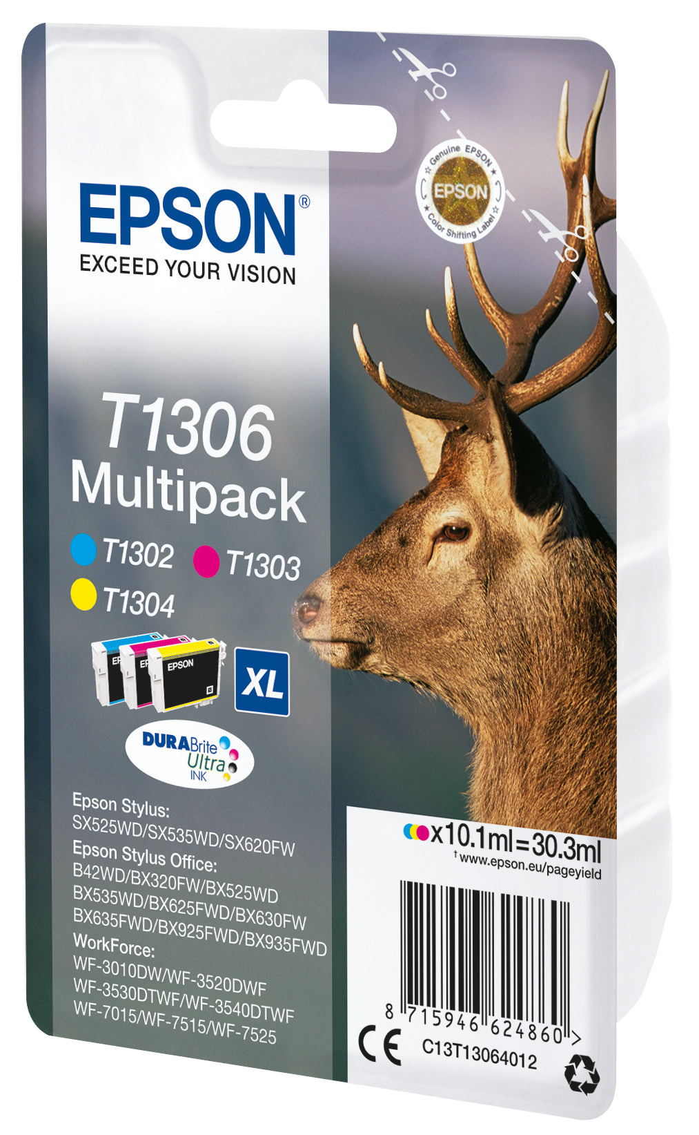 Epson Stag Multipack 3 colori