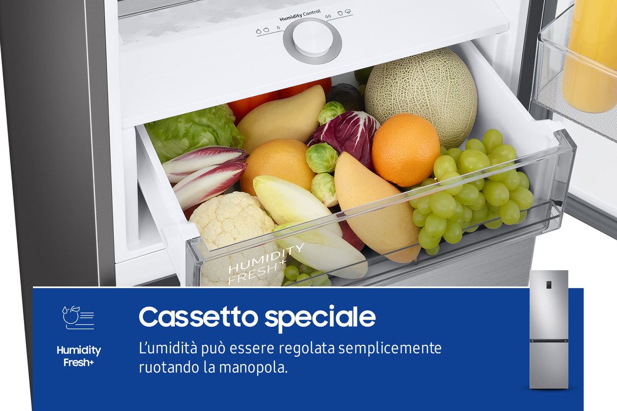 Samsung Frigorifero Combinato EcoFlex AI 1.85m 344L RB34C675DSA