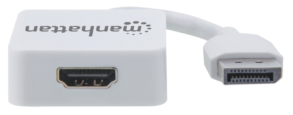 Manhattan 152648 cavo e adattatore video 0,11 m DisplayPort HDMI tipo A (Standard) Bianco