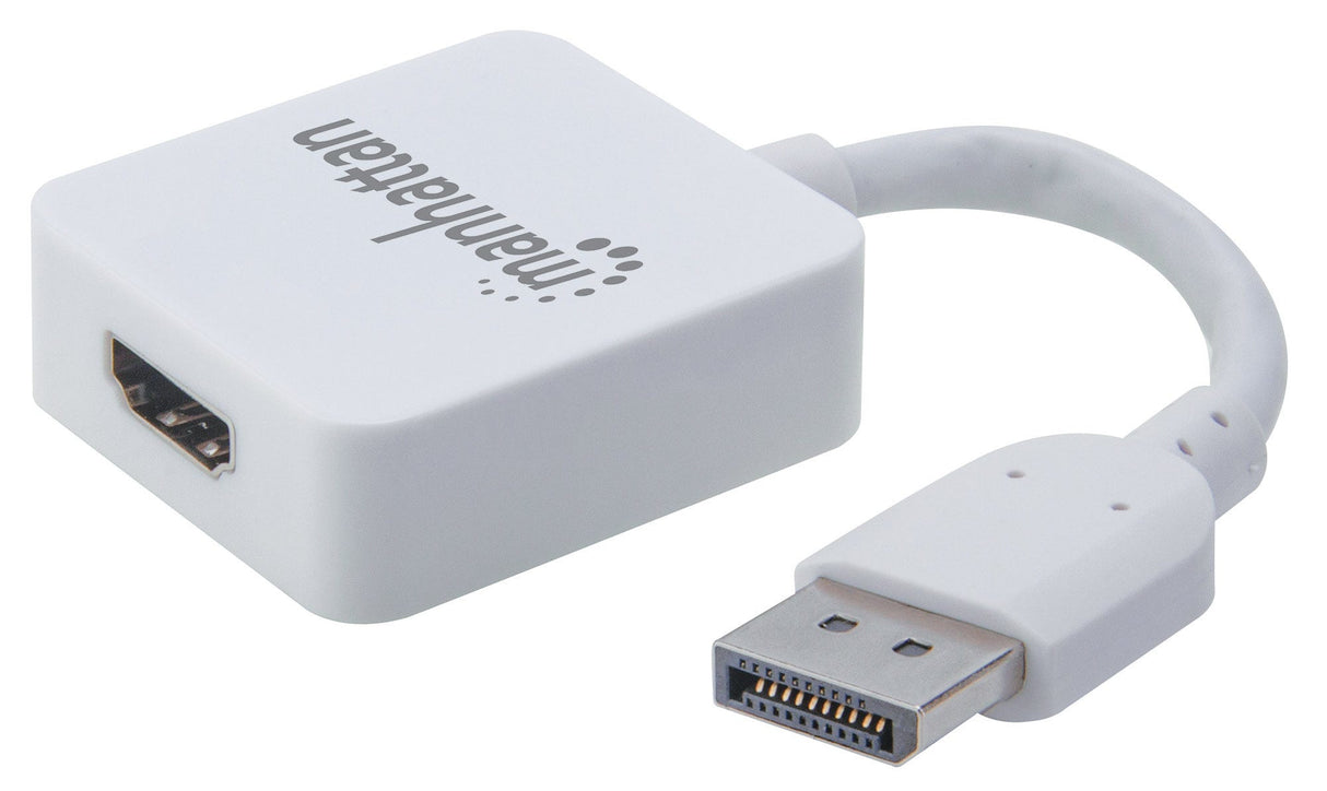 Manhattan 152648 cavo e adattatore video 0,11 m DisplayPort HDMI tipo A (Standard) Bianco