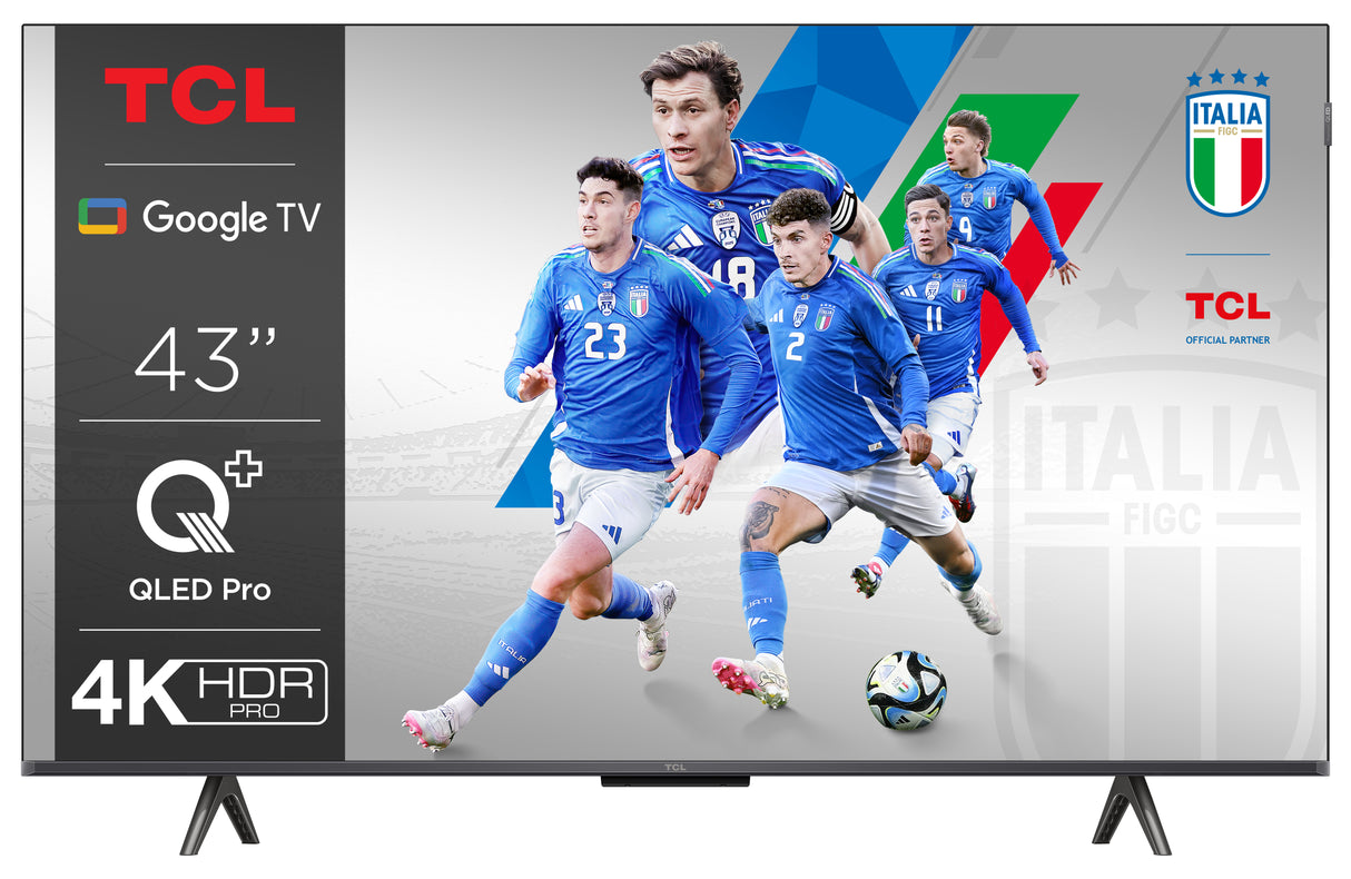 TCL C69 Serie C6 Smart TV QLED 4K 43" 43C69B, Dolby Vision, Dolby Atmos, Google TV