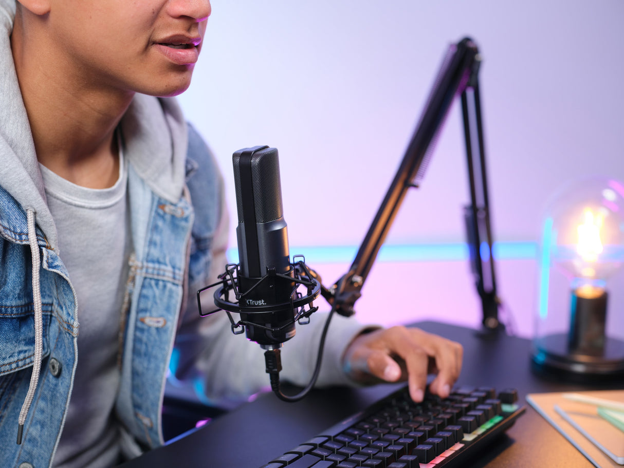 Trust GXT 253 Emita Supporto per microfono da trasmissione