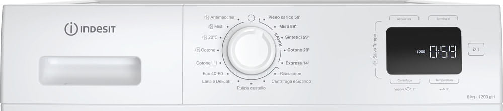 Indesit Lavatrice a libera installazione IM 862 MY TIME IT - IM 862 MY TIME IT