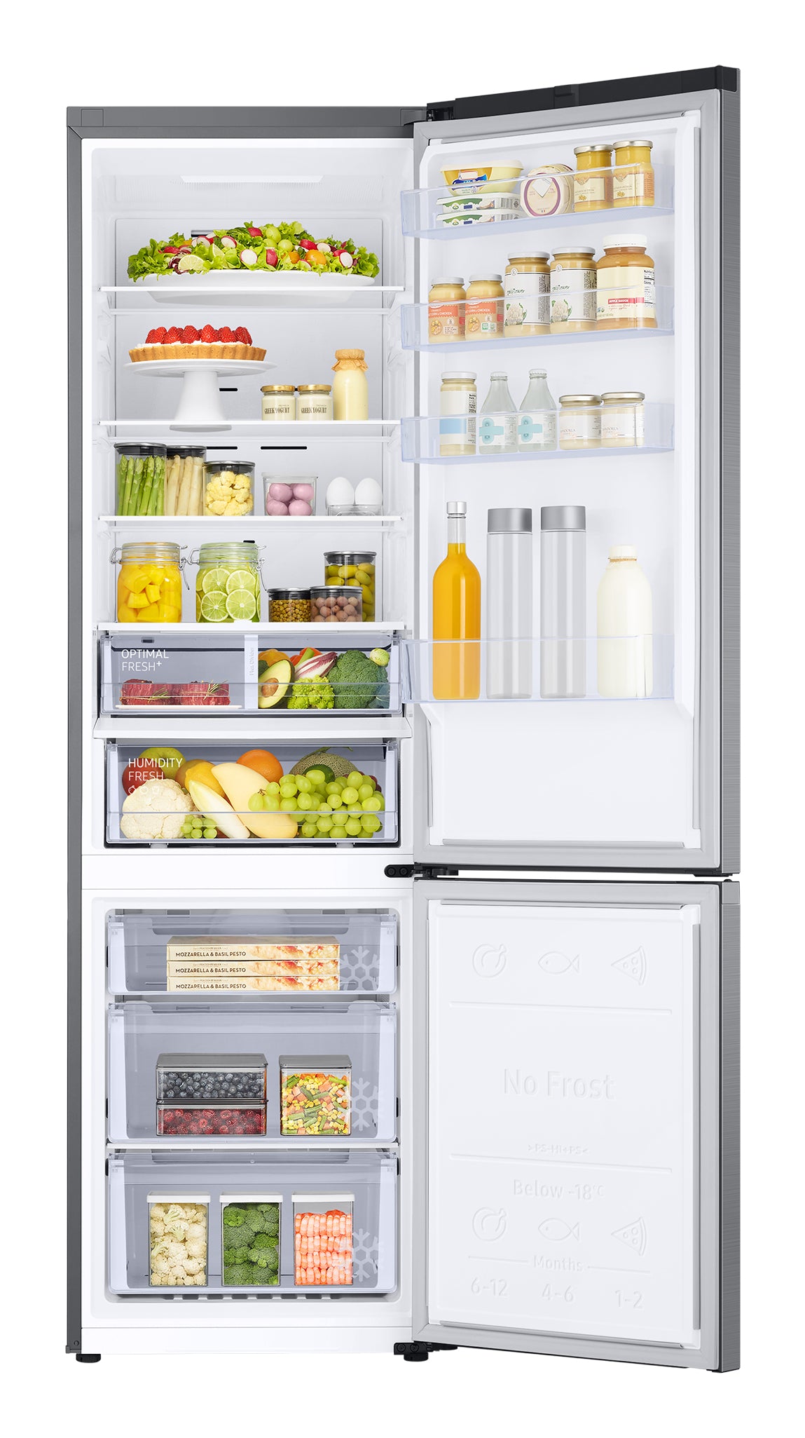 Samsung Frigorifero Combinato EcoFlex AI 2m 387L RB38C607AS9