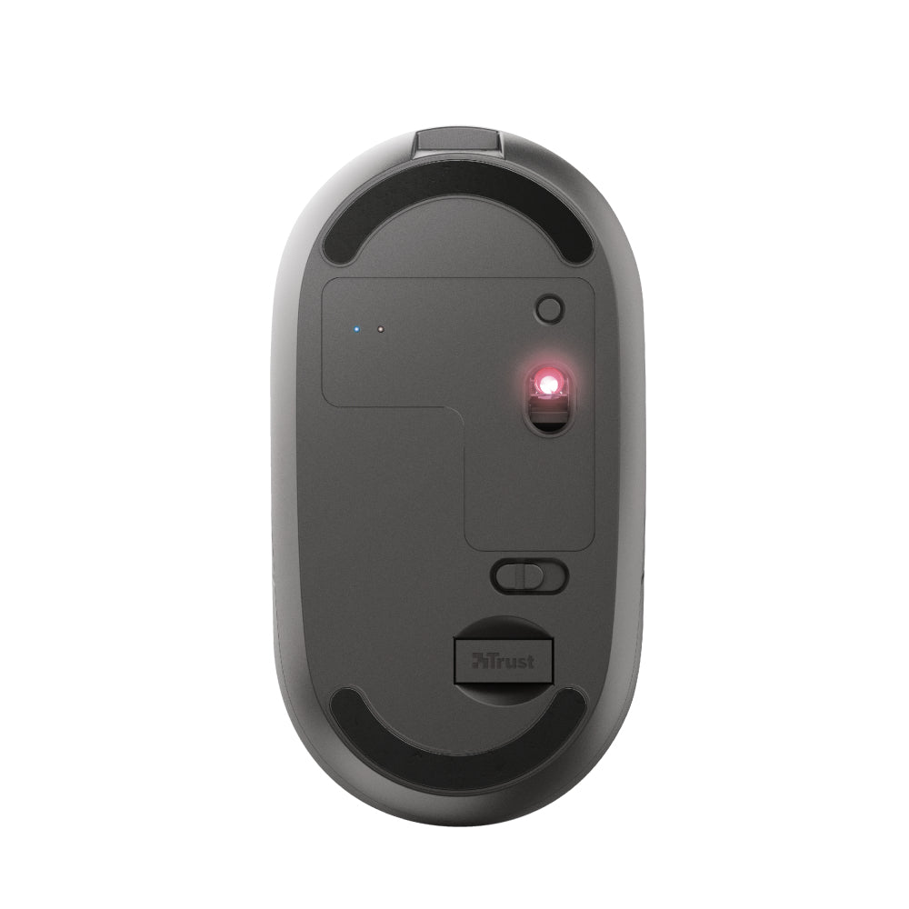 Trust Puck mouse Ufficio Ambidestro RF senza fili + Bluetooth Ottico 1600 DPI