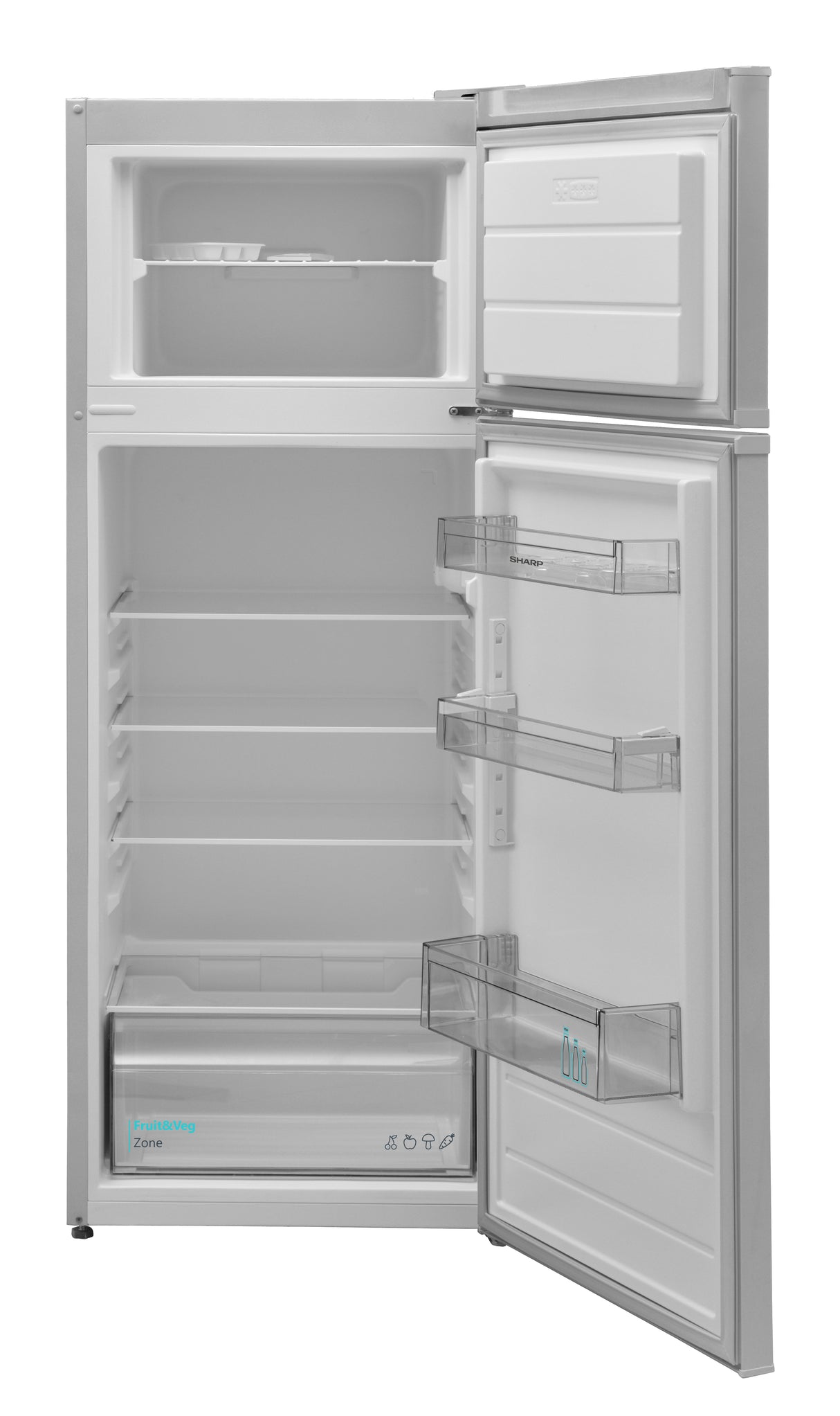 Sharp SJ-FTB01ITXSE frigorifero con congelatore Libera installazione 213 L E Argento