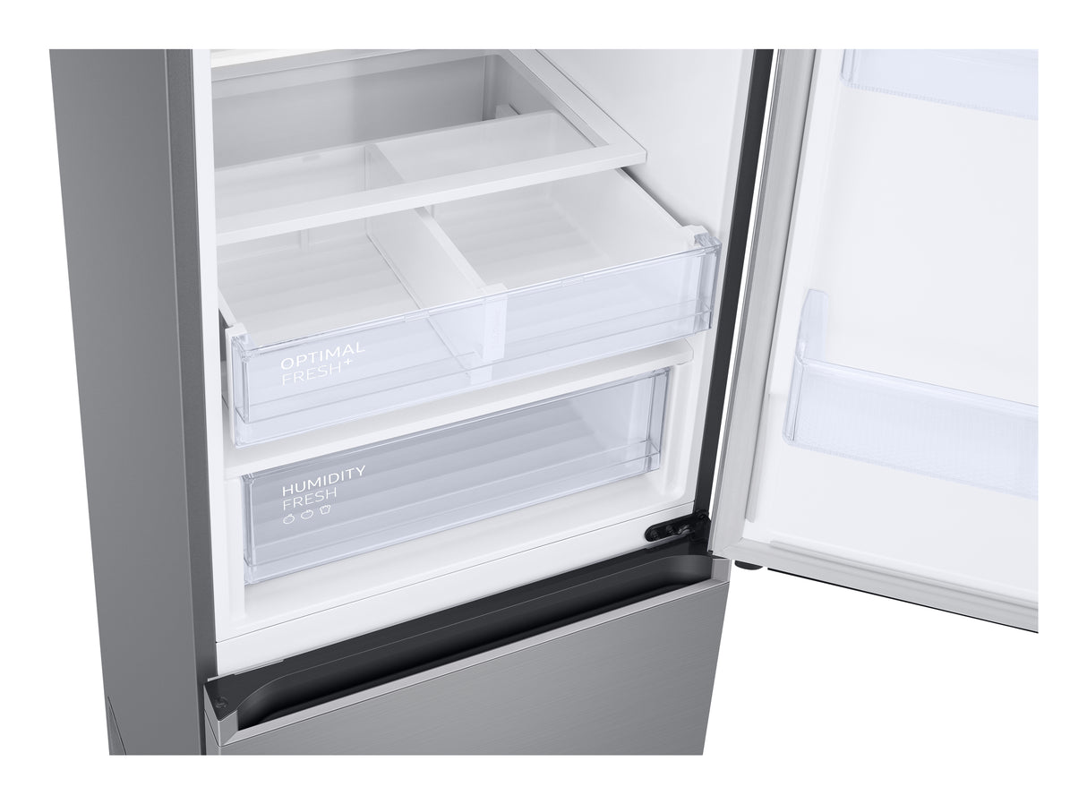 Samsung RB38T607BS9 frigorifero Combinato EcoFlex Libera installazione con congelatore 2m 387 L Classe B, Inox