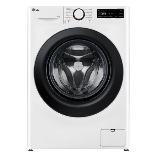 LG F4R3011NSWB Lavatrice 11kg AI DD, Classe A-10%, 1400 giri, Lavaggio a vapore