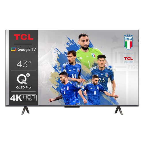 TCL C69 Serie C6 Smart TV QLED 4K 43" 43C69B, Dolby Vision, Dolby Atmos, Google TV
