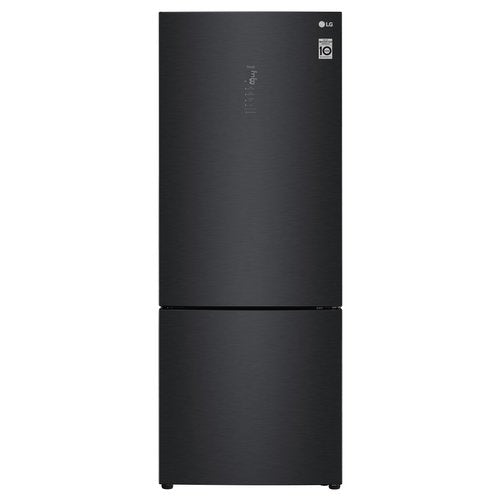 LG GBB569MCAMN Frigorifero combinato 70cm, Classe E, 462L, Wi-Fi, No frost, Nero