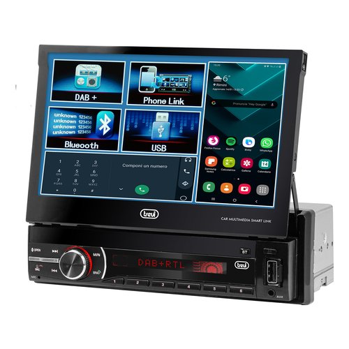 Trevi AUTORADIO DAB FM 200W CON MONITOR 7" WIRELESS USB SD AUX-IN MDV 6380 DAB