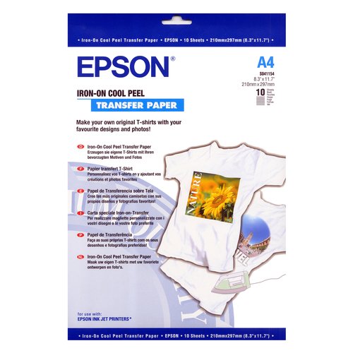 Epson Iron-on-Transfer Paper - A4 - 10 Fogli