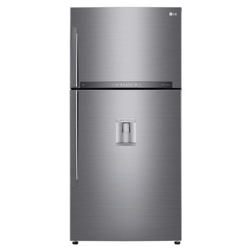 LG GTF916PZPED Frigorifero doppia porta maxi, Classe E, 592L, Wi-Fi, Dispenser acqua, Inox