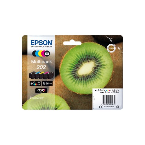 Epson Kiwi Multipack 5-colours 202 Claria Premium Ink