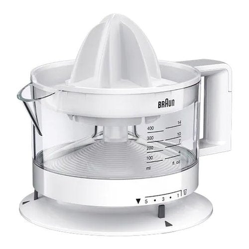 Braun TributeCollection CJ 3000 spremiagrumi elettrico 0,35 L 20 W Trasparente, Bianco