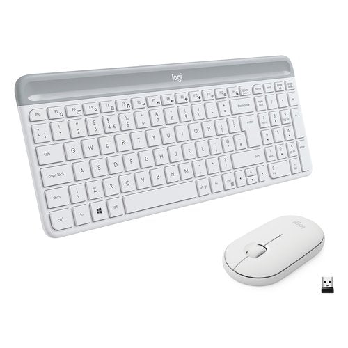Logitech MK470 Kit Mouse e Tastiera, Layout Italiano Qwerty