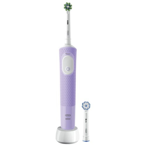 Oral-B Vitality Spazzolino Elettrico Ricaricabile Pro Viola, 2 Testine