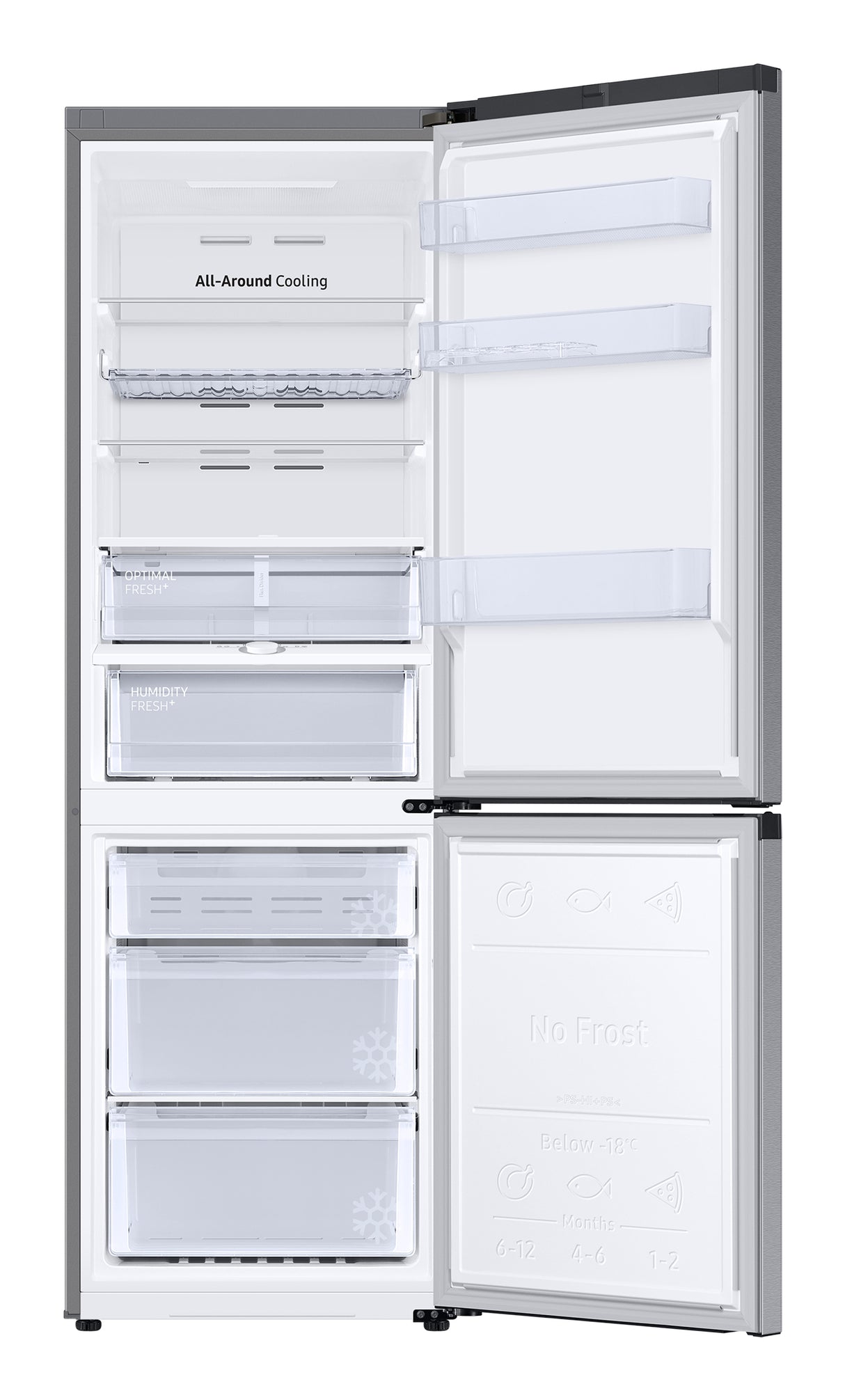 Samsung Frigorifero Combinato EcoFlex AI 1.85m 344L RB34C675DSA