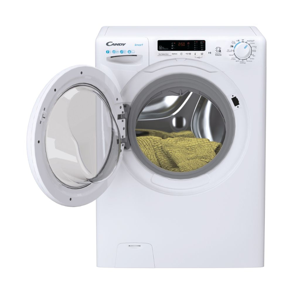 Candy Smart CSS4372DW4/1-11 lavatrice Caricamento frontale 7 kg 1300 Giri/min Bianco