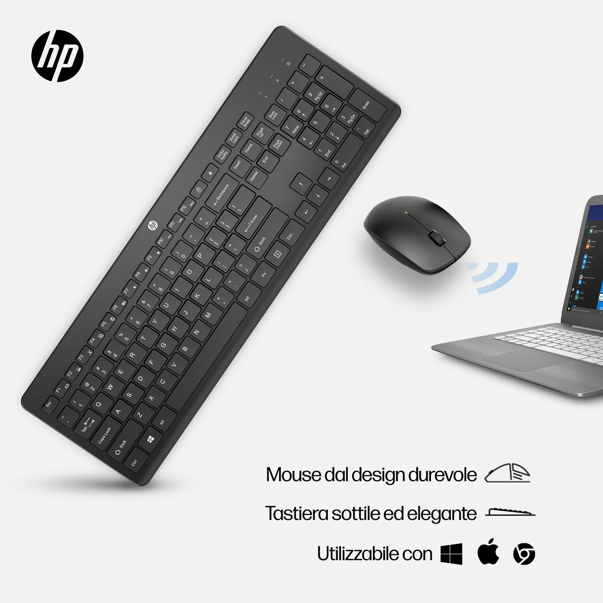 HP Combo tastiera e mouse wireless 230