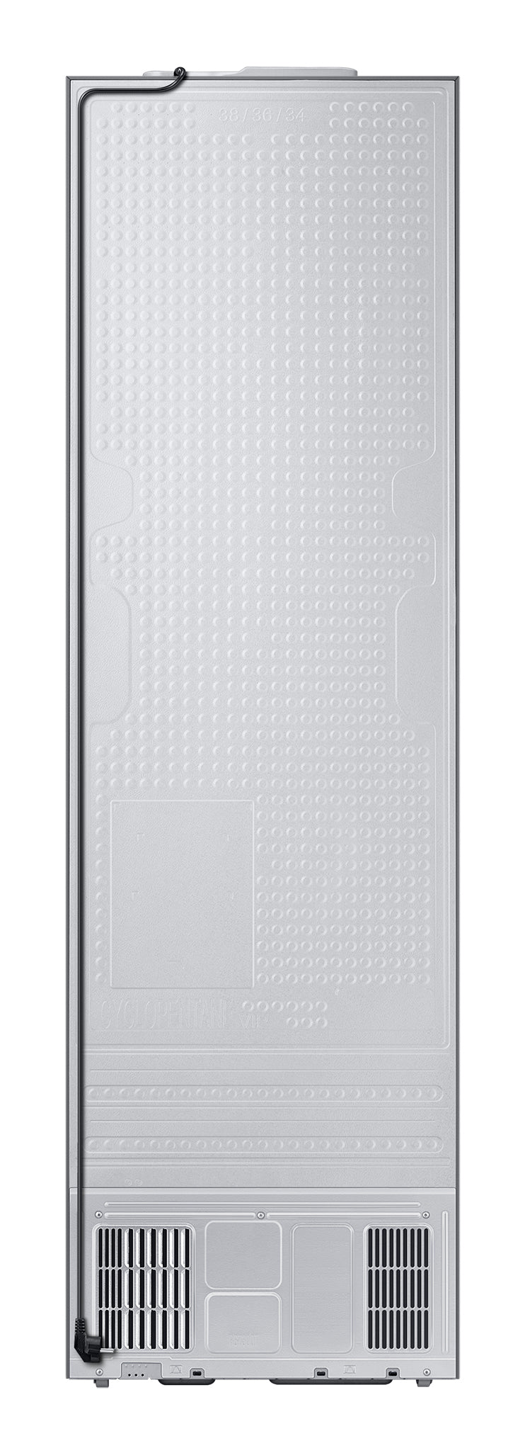 Samsung RB38T607BS9 frigorifero Combinato EcoFlex Libera installazione con congelatore 2m 387 L Classe B, Inox