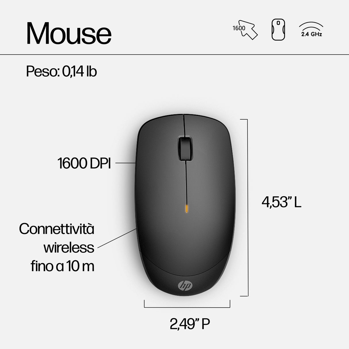 HP Combo tastiera e mouse wireless 230