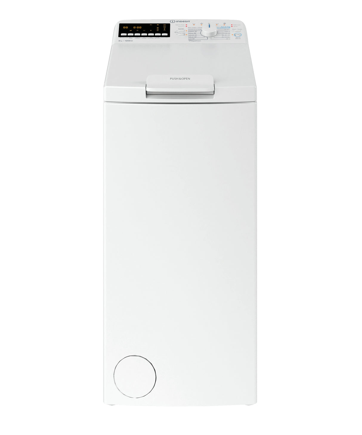 Indesit BTW S6261P IT lavatrice Caricamento dall'alto 6 kg 1200 Giri/min Bianco