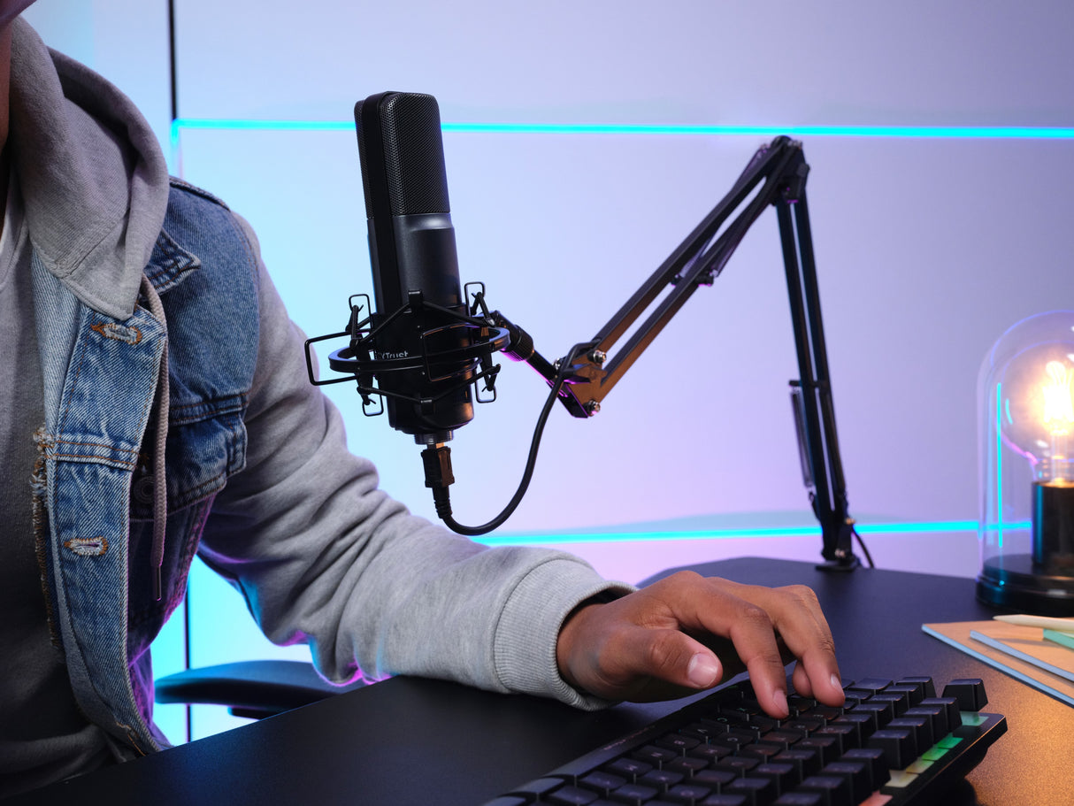 Trust GXT 253 Emita Supporto per microfono da trasmissione