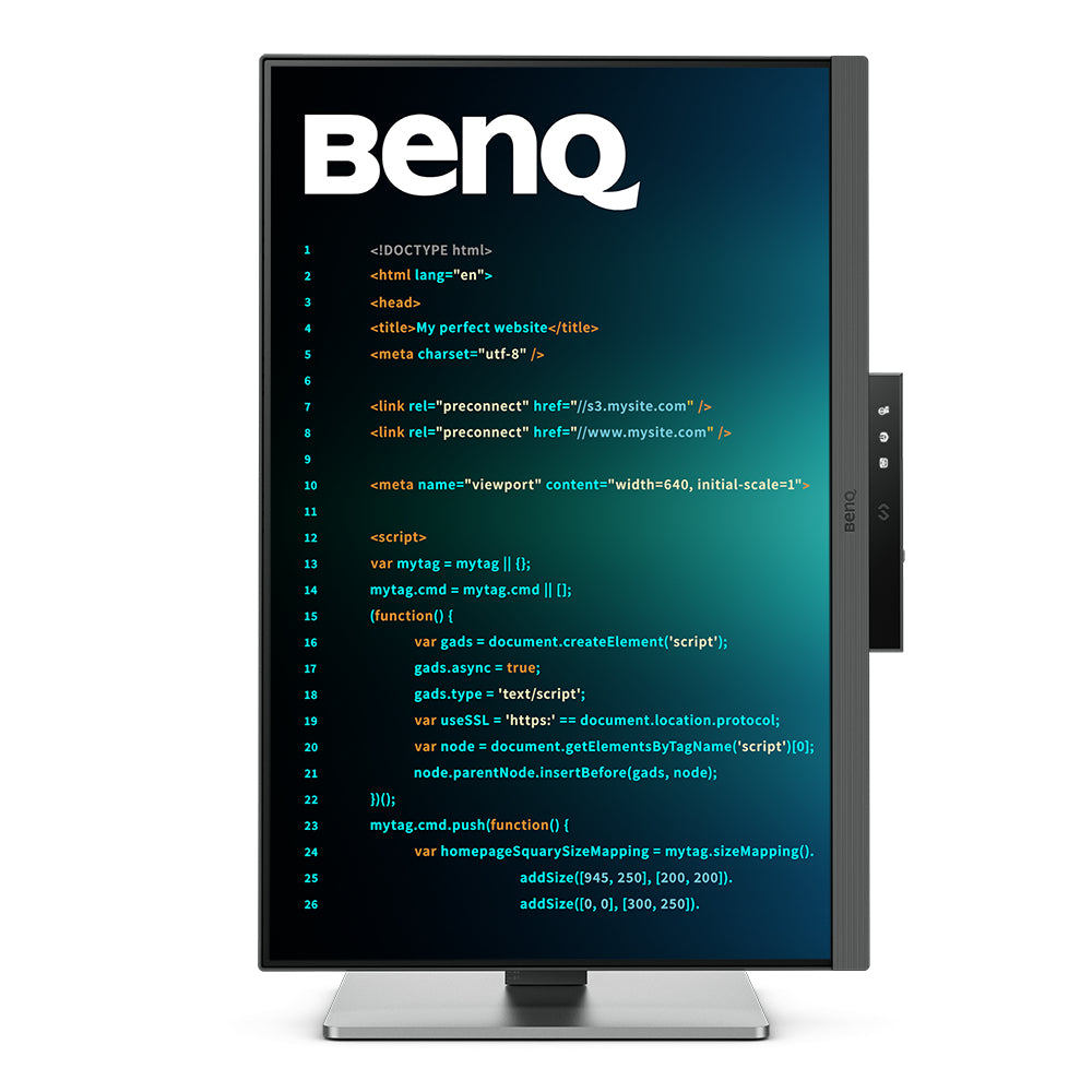 BenQ RD240Q Monitor PC 61,2 cm (24.1") 2560 x 1600 Pixel WQXGA LCD Nero