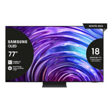 Samsung TV OLED 4K 77" QE77S95DATXZT Smart TV Wi-Fi Graphite Black 2024, Processore NQ4 AI GEN2, OLED Glare Free, Infinity One Design, Dolby Atmos