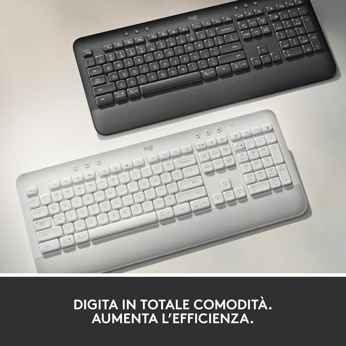 Logitech Signature K650 tastiera Ufficio Bluetooth QWERTY Italiano Grafite
