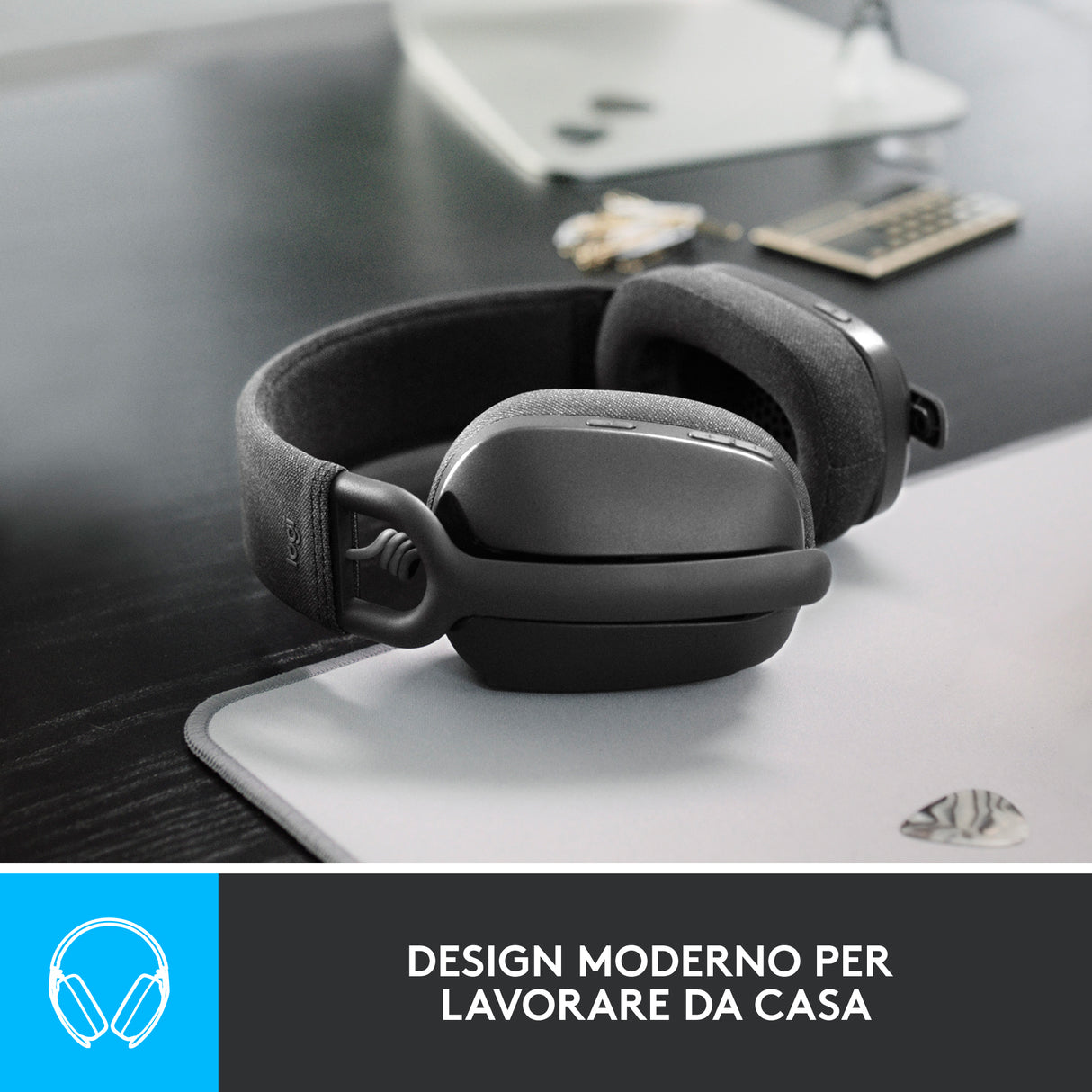 Logitech Zone Vibe 100 Auricolare Wireless A Padiglione Musica e Chiamate Bluetooth Grafite