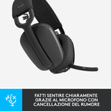 Logitech Zone Vibe 100 Auricolare Wireless A Padiglione Musica e Chiamate Bluetooth Grafite