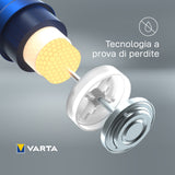 Varta Longlife Power, Batteria Alcalina, AAA, Micro, LR03, 1.5V, Blister da 4, Made in Germany