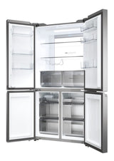 Haier Cube 90 Serie 7 HCR79F19ENMM frigorifero side-by-side Libera installazione 646 L E Platino, Acciaio inox