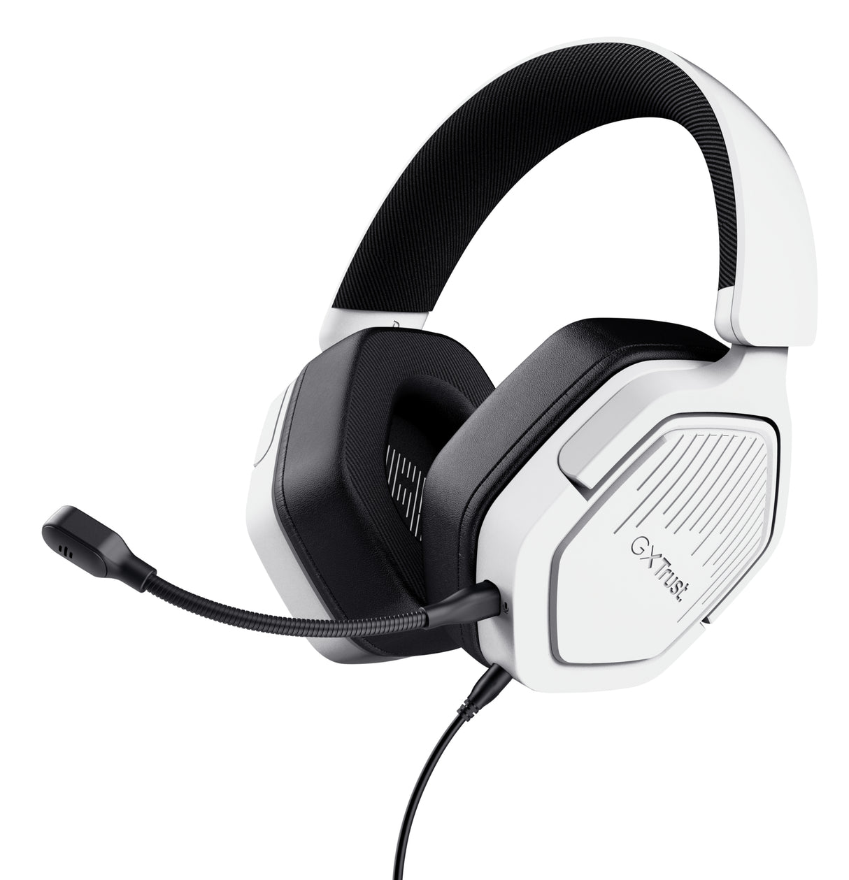 Trust GXT492W Carus Auricolare Cablato A Padiglione Gaming Bianco