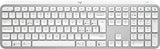 Logitech MX Keys S tastiera Universale RF senza fili + Bluetooth QWERTY Italiano Alluminio, Bianco