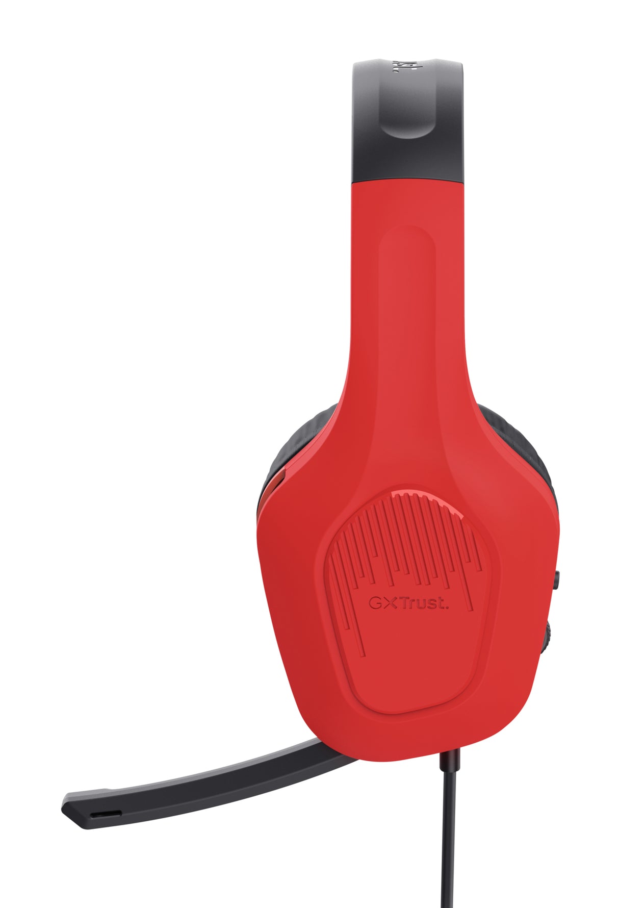 Trust GXT 416S Zirox Auricolare Cablato A Padiglione Gaming Nero, Ciano, Rosso