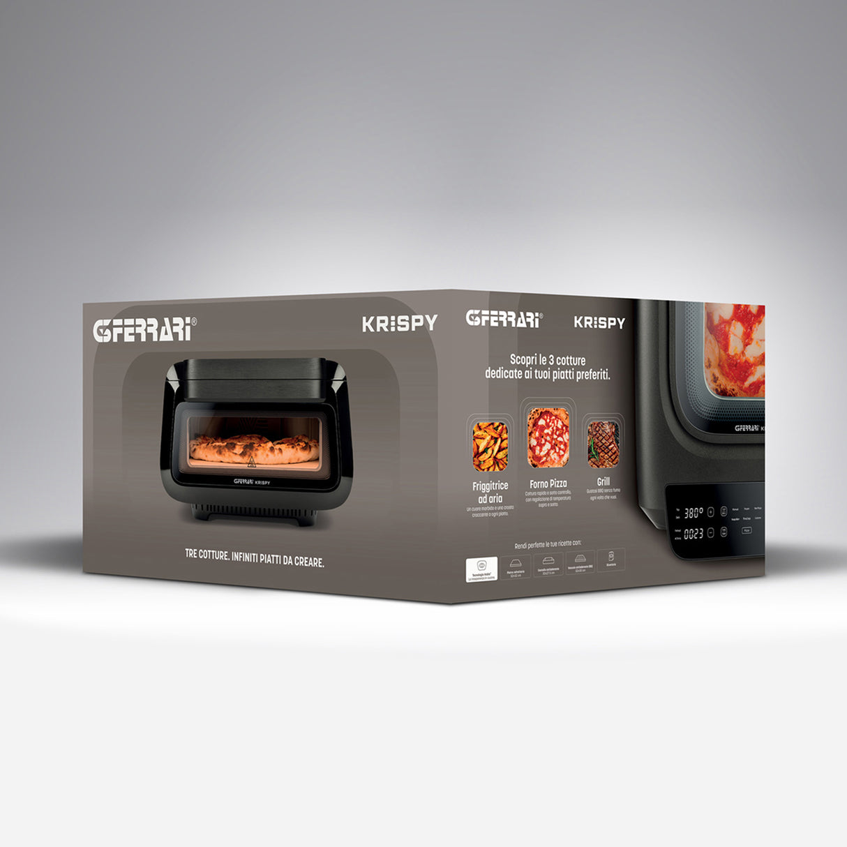 G3 Ferrari G10225 macchina e forno per pizza 1 pizza(e) 2100 W Nero