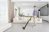 Kärcher VC 4s Cordless Plus Batteria Secco HEPA Senza sacchetto Nero, Giallo