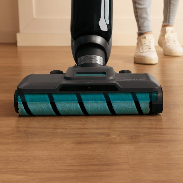 Cecotec 05852 spazzolone 700 ml Secco e bagnato Nero, Grigio, Azzurro