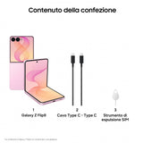 Samsung Galaxy Z Flip8 , 512GB, Graphite, Selfie Camera 50MP, Now Brief, Assistente Foto, FlexWindow Personalizzata, Batteria 4300 mAh, RAM 12GB