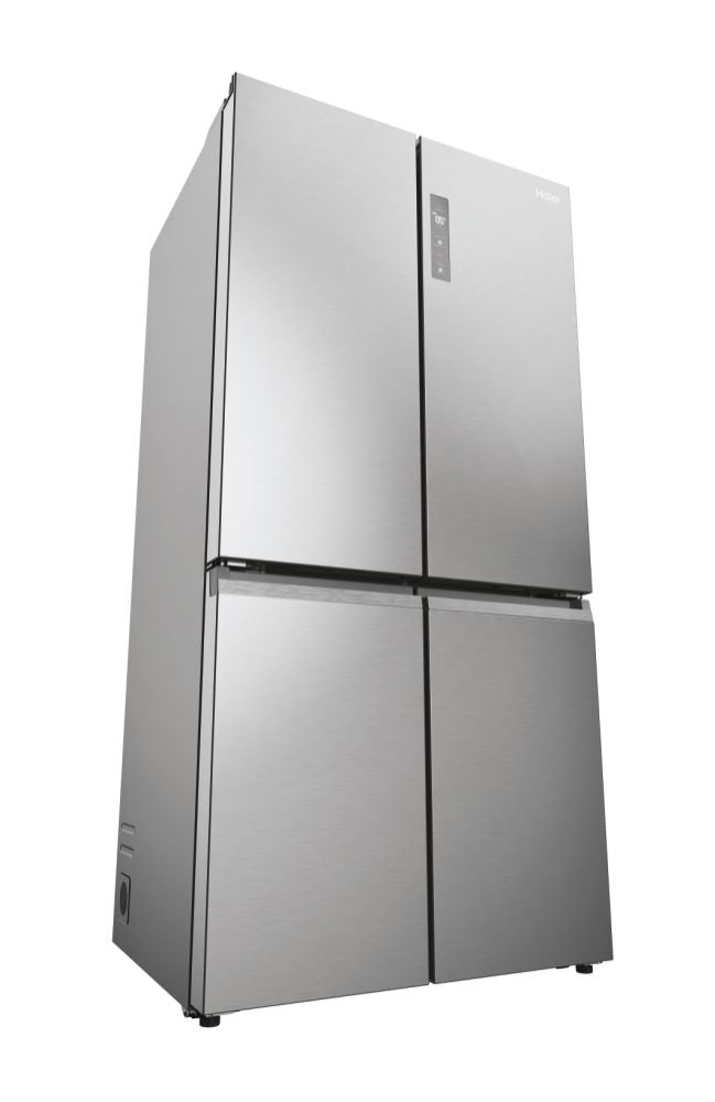 Haier Cube 90 Serie 7 HCR79F19ENMM frigorifero side-by-side Libera installazione 646 L E Platino, Acciaio inox